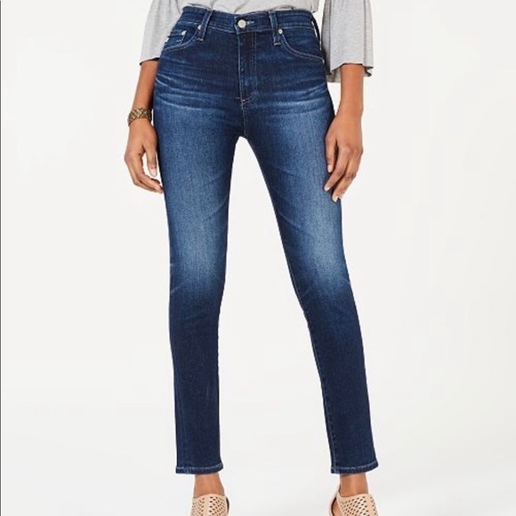 Ag The Farrah High Rise Skinny Ankle Jeans Size 27 - Picture 1 of 10